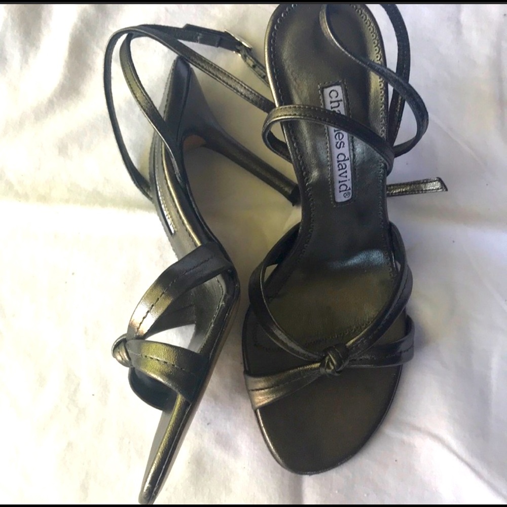Charles David ankle wrap heel